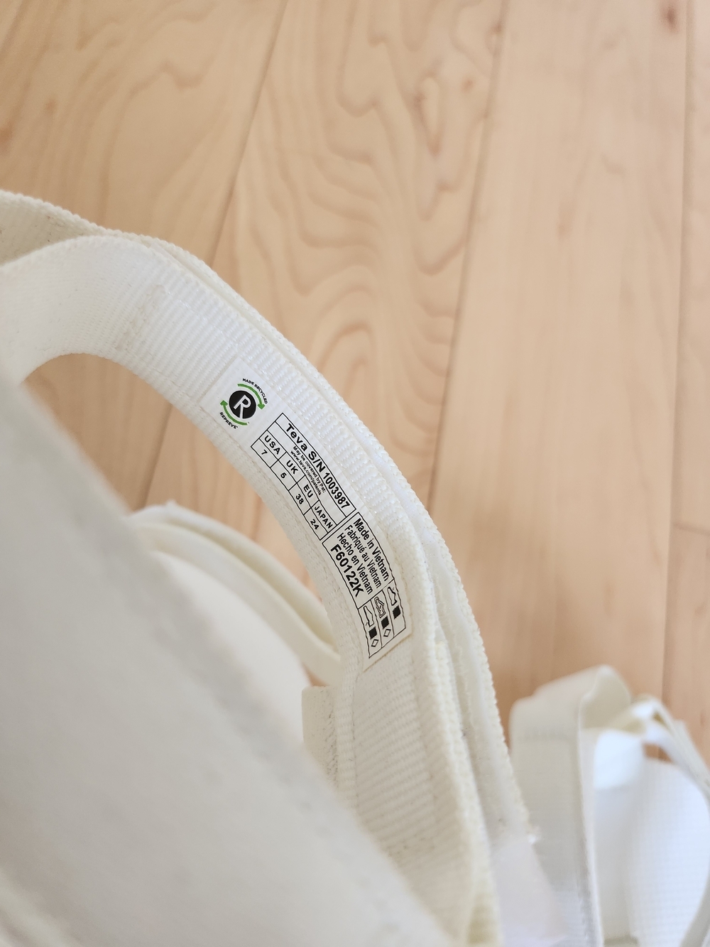TEVA Original White Strappy Sport Sandals Size 7 - Picture 6 of 6